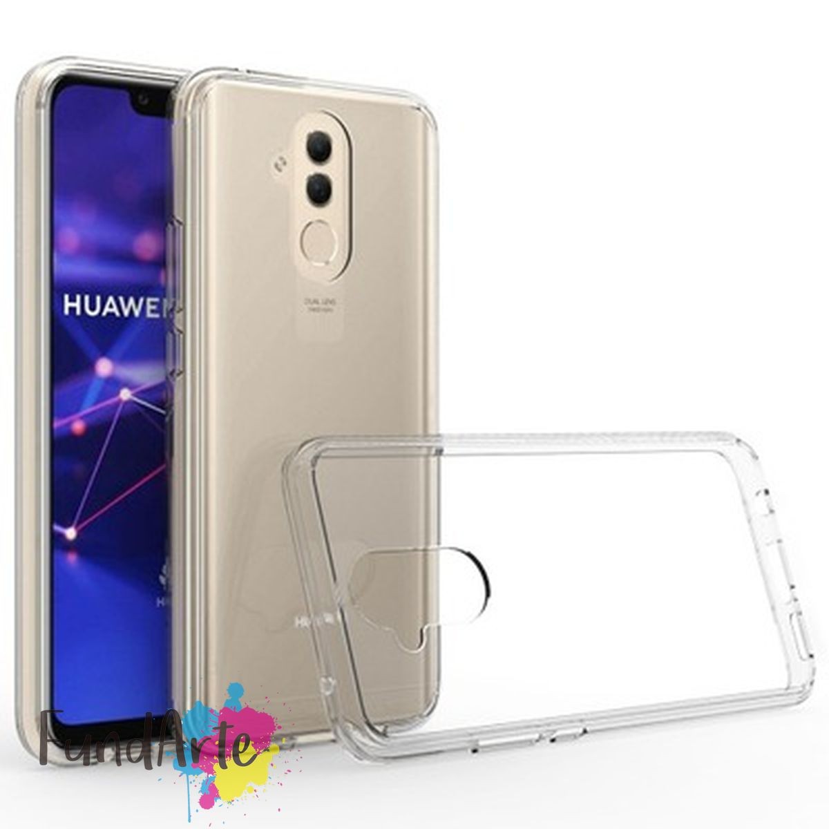 Funda para HUAWEI MATE 20 LITE PERSONALIZADA DURA BUMPER REFORZADA TPU alta densidad personalizada con tu foto