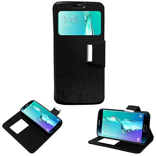 Funda personalizada para Samsung Galaxy S6 TAPA libro ventana con interior flexible con tu foto o logo