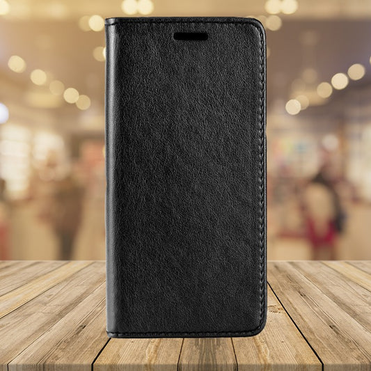 Funda personalizada para SAMSUNG J5 2017 TAPA libro NEGRO con interior gel con tu foto o logo