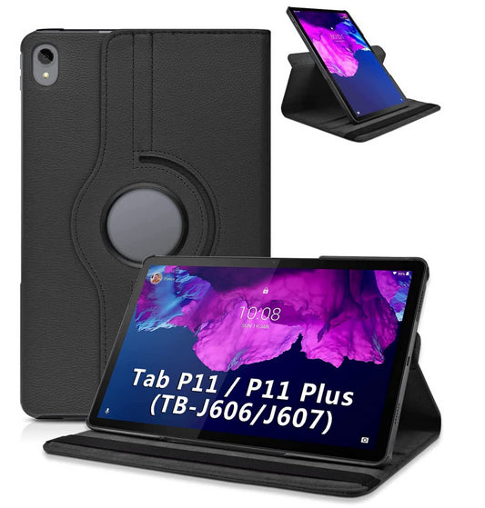 Funda Tablet Lenovo Tab P11 personalizada con foto giratoria 360 negra