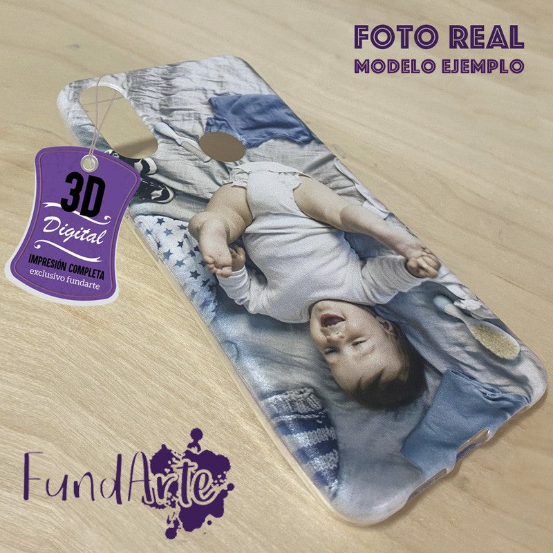 Funda para SAMSUNG A90 5G personalizada móvil GEL TPU con foto 3D digital UVLED